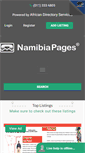 Mobile Screenshot of namibiapages.com